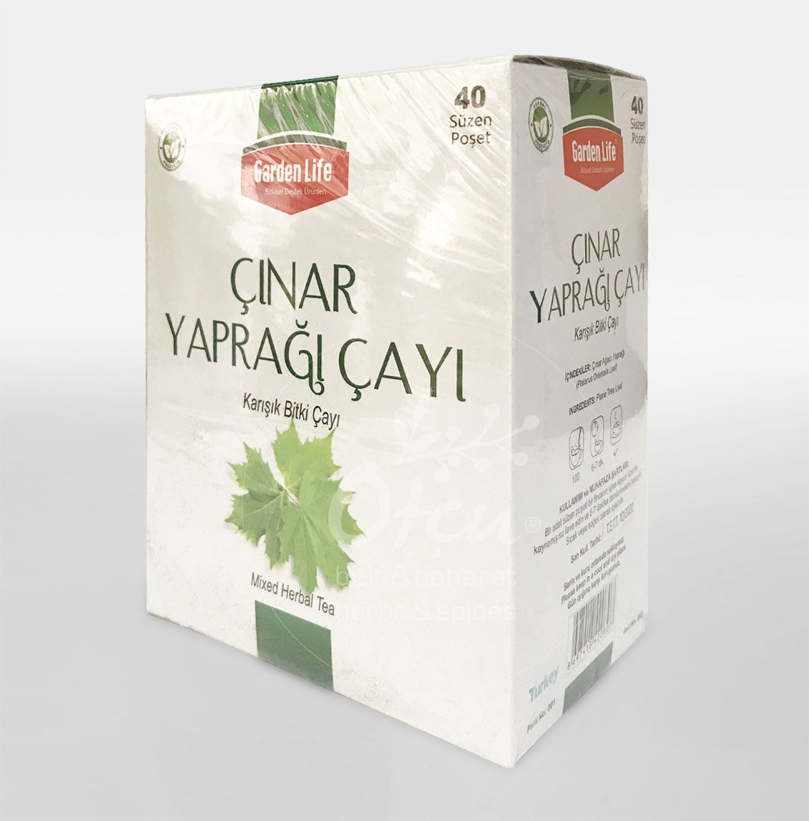 Garden life Çınar Yaprağı Çayı 40 Poşet