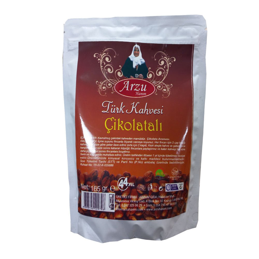 Arzu Hanım Çikolatalı Türk Kahvesi 165 gr