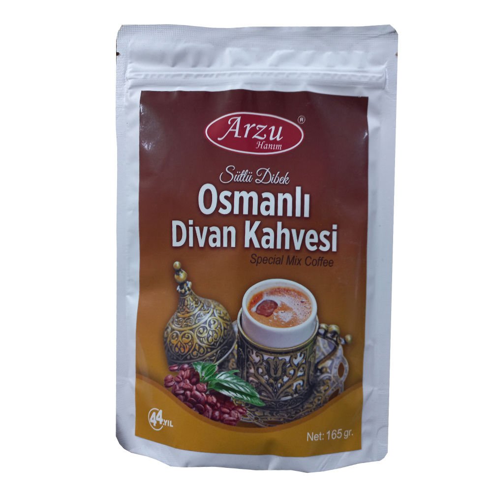 Arzu Hanım Sütlü Dibek Osmanlı Divan Kahvesi 165 gr
