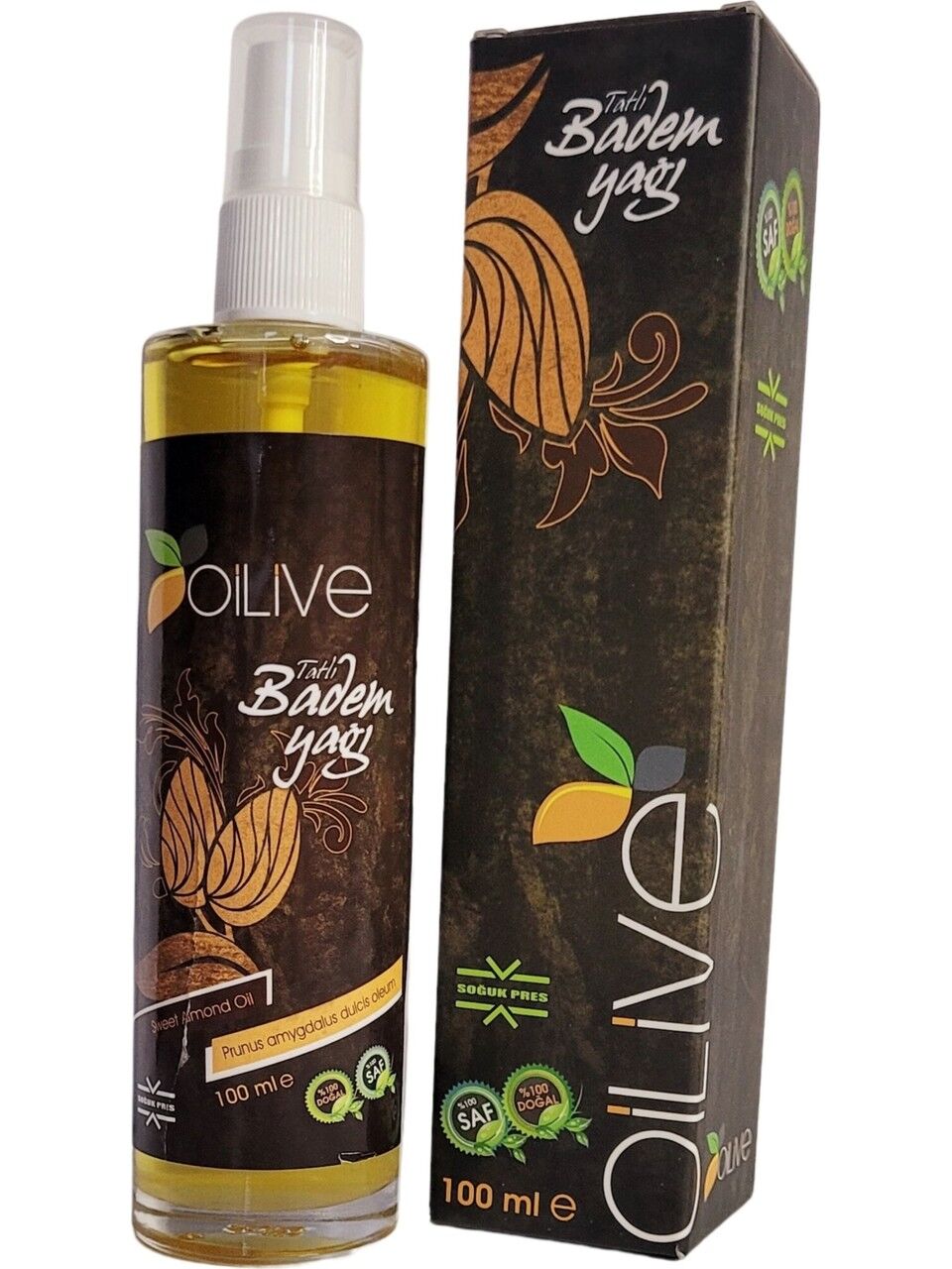 Oilive Tatlı Badem Yağı 100 ml