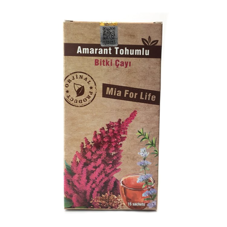 Mia For Life Amarant Tohumlu Bitki Çayı 75gr x 15 Adet