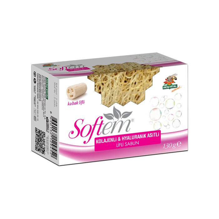 Softem Kolajenli & Hyaluranik Lifli Sabun 130 g